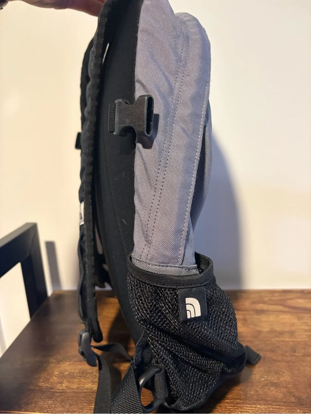 The North Face Isabella Light Blue and Gray Backpack
